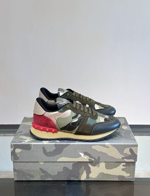 Valentino Stitched Non-slip Casual Sneakers