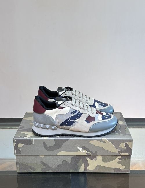 Valentino Stitched Non-slip Casual Sneakers