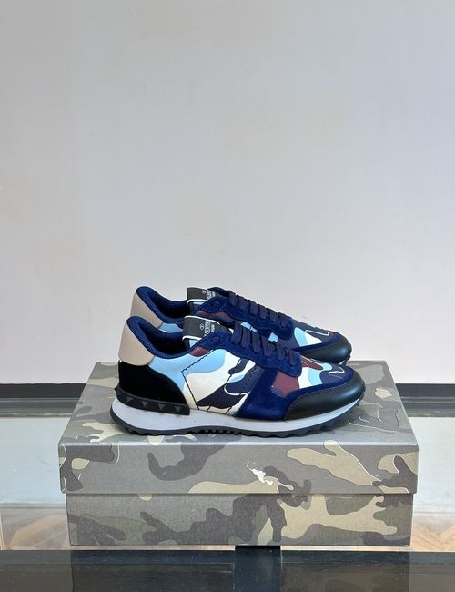 Valentino Stitched Non-slip Casual Sneakers