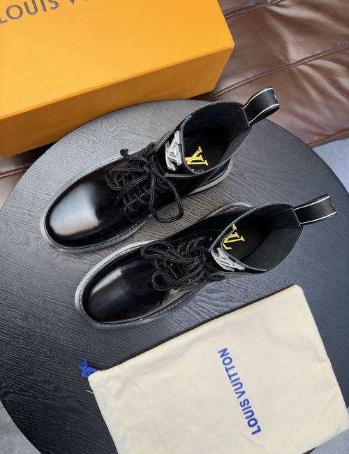 Louis Vuitton LV High-top Casual Leather Shoes