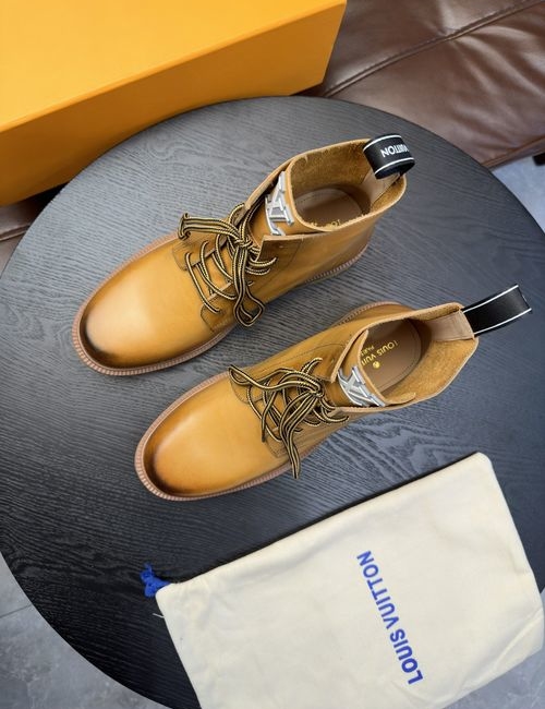 Louis Vuitton LV High-top Casual Leather Shoes