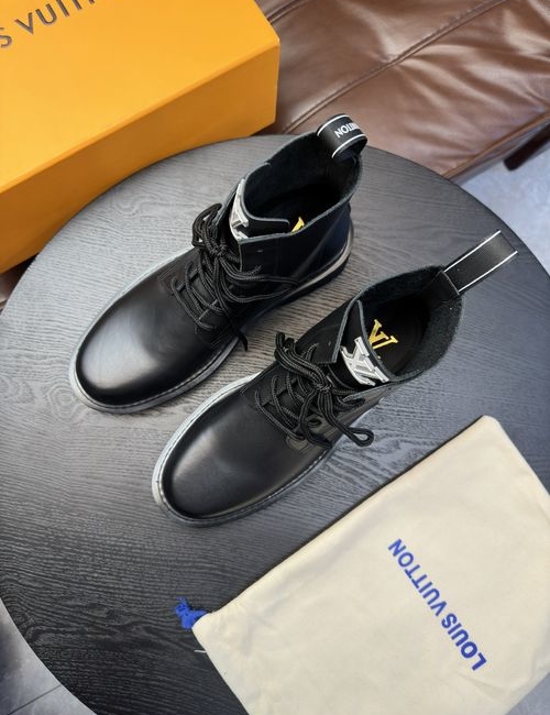 Louis Vuitton LV High-top Casual Leather Shoes