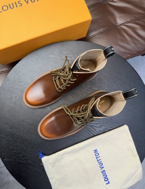 Louis Vuitton LV High-top Casual Leather Shoes