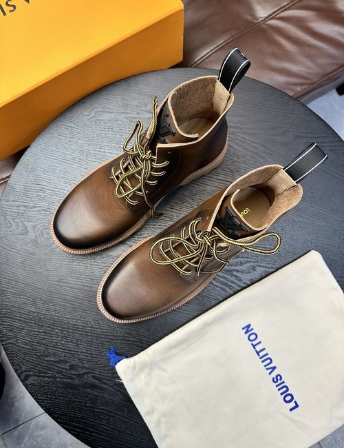 Louis Vuitton LV High-top Casual Leather Shoes