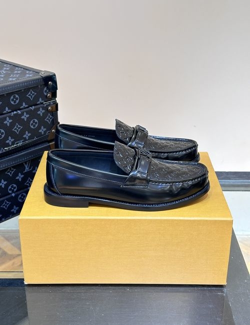 Louis Vuitton LV Genuine Leather Casual Dress Shoes