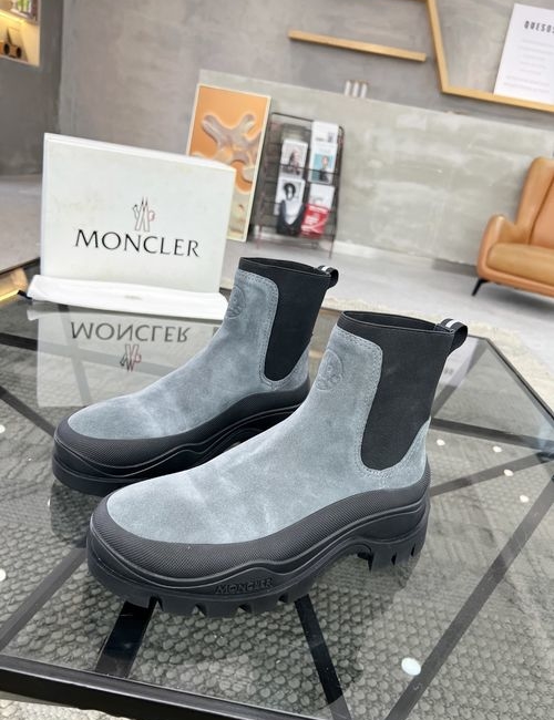 Moncler High-top Comfortable Leather Boots
