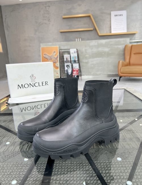 Moncler High-top Comfortable Leather Boots