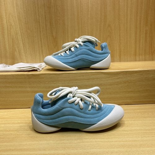 McQueen Matte Leather Casual Sneakers