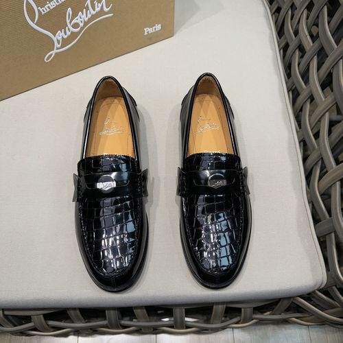 Christian Louboutin Formal Leather Shoes With Red Sole