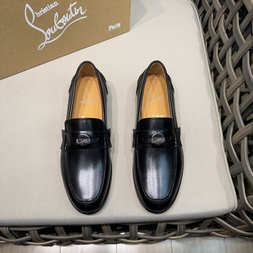 Christian Louboutin Formal Leather Shoes With Red Sole