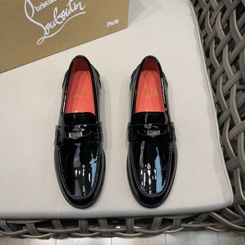 Christian Louboutin Formal Leather Shoes With Red Sole