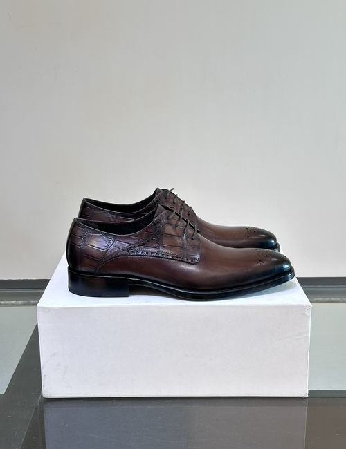 Berluti Leather Dress Shoes With Genuine Sole