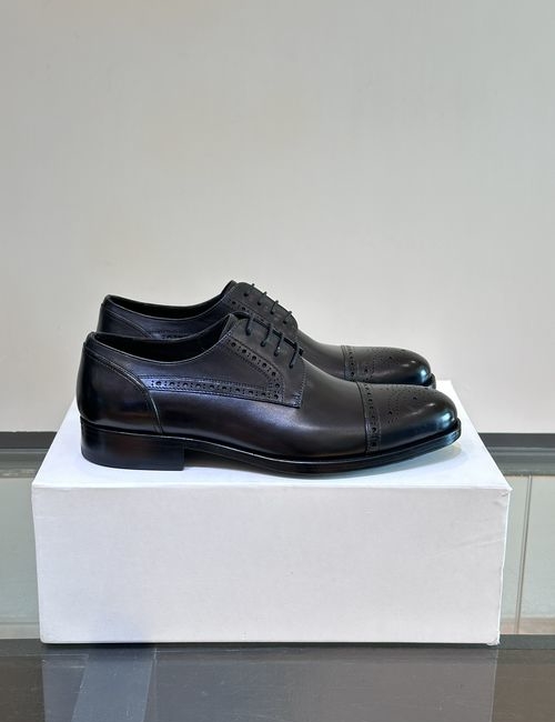 Berluti Leather Dress Shoes With Genuine Sole