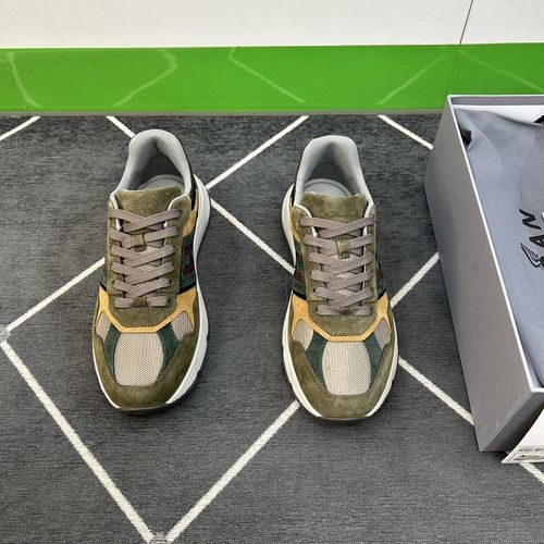 Hogan Matte Leather Skateboard Shoes