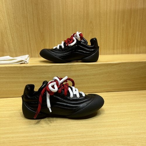 McQueen Colorblock Suede Casual Sneakers