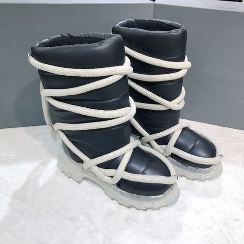 Rick Owens Dark Style Casual Snow Boots