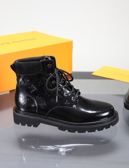 Louis Vuitton LV High-top Leather Casual Shoes