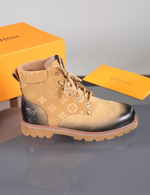 Louis Vuitton LV High-top Leather Casual Shoes
