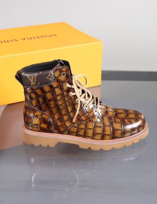 Louis Vuitton LV High-top Leather Casual Shoes