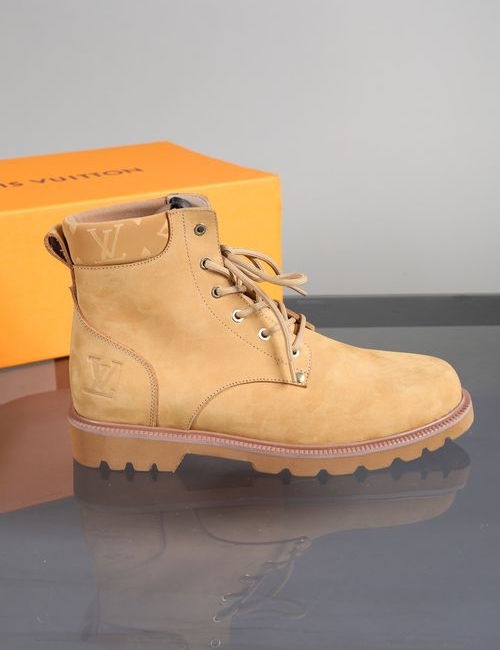 Louis Vuitton LV High-top Leather Casual Shoes