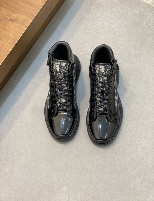 Christian Dior CD Mid-top Calfskin Ankle Boots