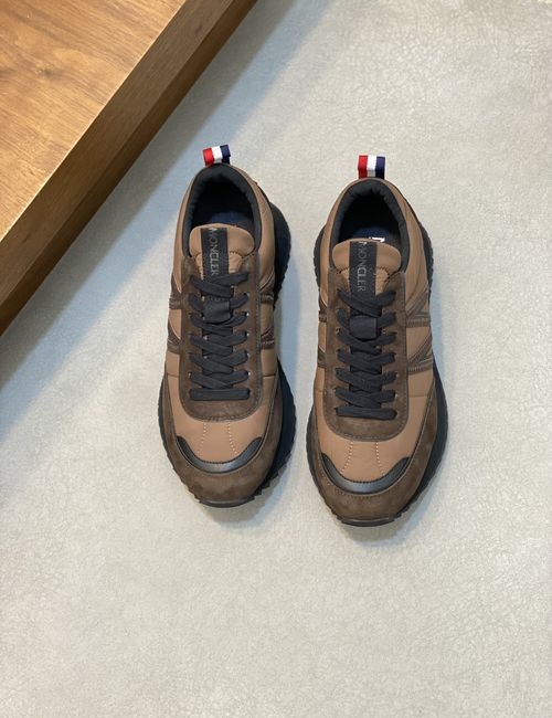 Moncler Stitched Fabric Rubber Casual Sneakers