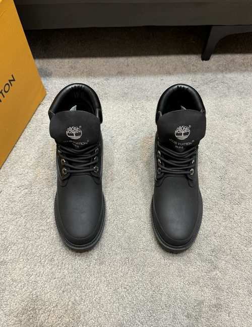 Louis Vuitton LV Monogram Waterproof Yellow Ankle Boots