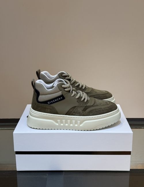 Givenchy Stitched Leather Casual Sneakers