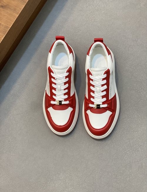 Ferragamo Nappa Leather Logo Casual Shoes