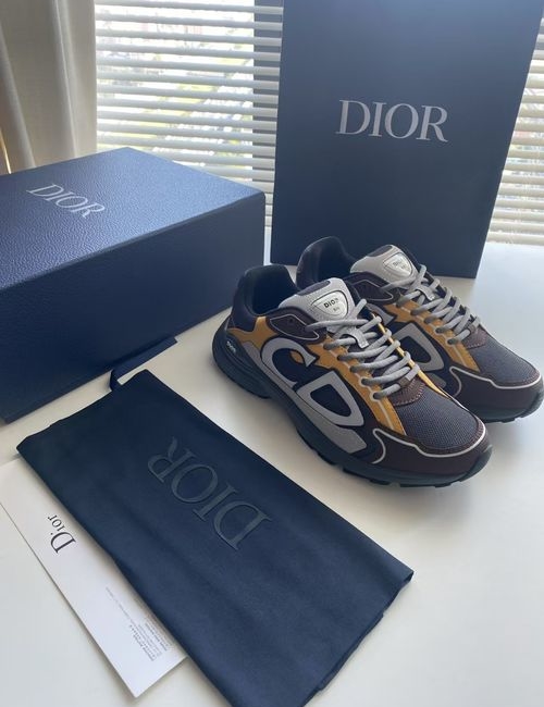 Christian Dior CD B30 Reflective Logo Low-top Sneakers