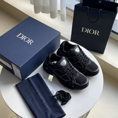 Christian Dior CD B30 Reflective Logo Low-top Sneakers