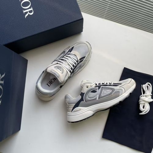 Christian Dior CD B30 Reflective Logo Low-top Sneakers