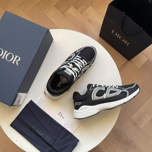 Christian Dior CD B30 Reflective Logo Low-top Sneakers