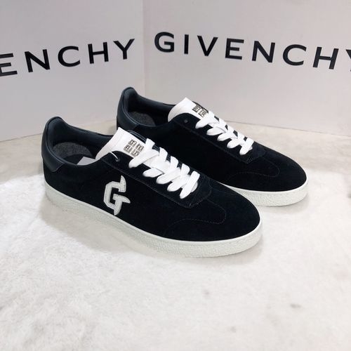 Givenchy Perforated Leather Low-top Sneakers With TPU Sole