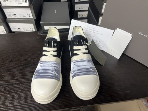 Rick Owens Big Triangle Leather Sneakers