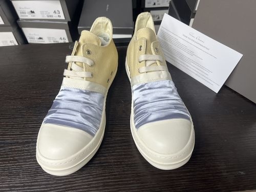 Rick Owens Big Triangle Leather Sneakers