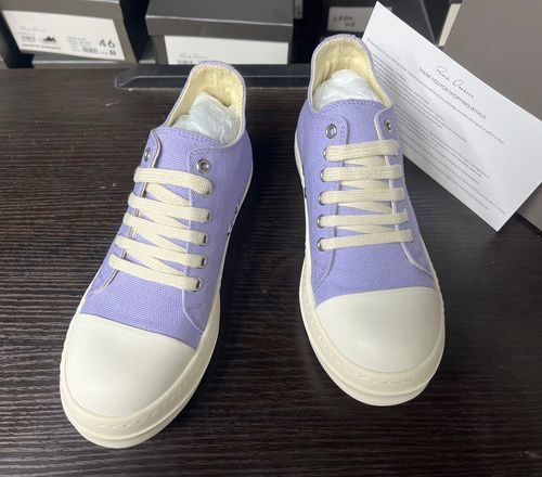 Rick Owens Big Triangle Leather Sneakers