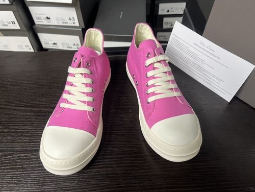 Rick Owens Big Triangle Leather Sneakers