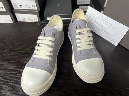 Rick Owens Big Triangle Leather Sneakers