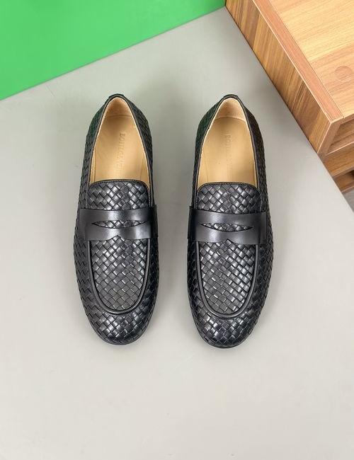 Bottega Veneta BV Premium Leather Shoes With Leather Outsole