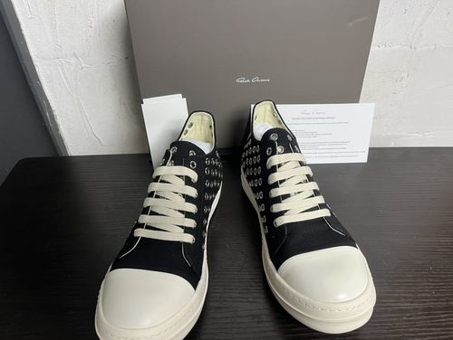 Rick Owens Big Triangle Leather Sneakers
