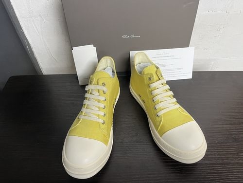 Rick Owens Big Triangle Leather Sneakers