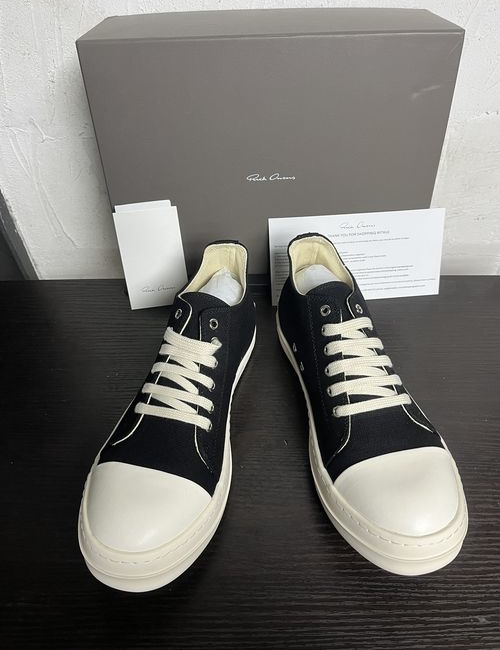 Rick Owens Big Triangle Leather Sneakers