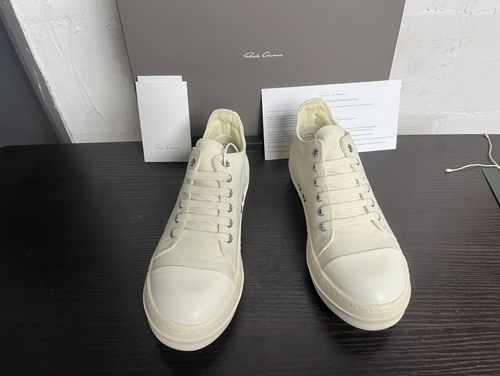 Rick Owens Big Triangle Leather Sneakers
