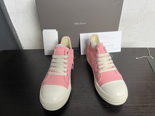 Rick Owens Big Triangle Leather Sneakers