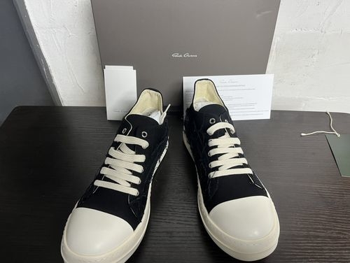 Rick Owens Big Triangle Leather Sneakers