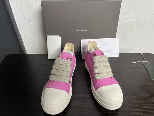 Rick Owens Big Triangle Leather Sneakers
