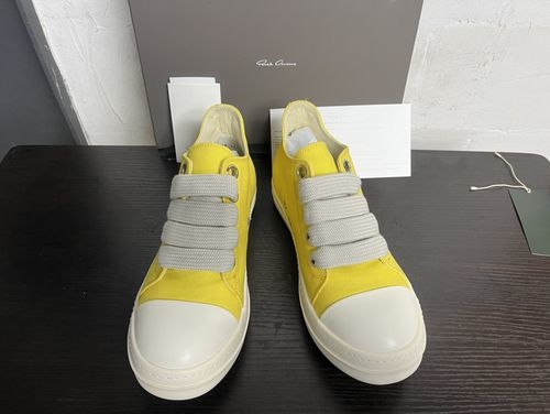 Rick Owens Big Triangle Leather Sneakers