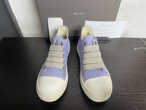 Rick Owens Big Triangle Leather Sneakers