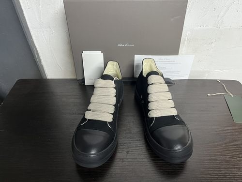 Rick Owens Big Triangle Leather Sneakers